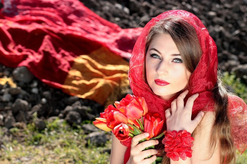Floral Scarf